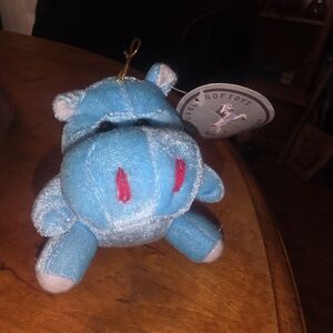 Carousel Softoys 24k Series 281-8AA Hippo Beanie Baby Plush